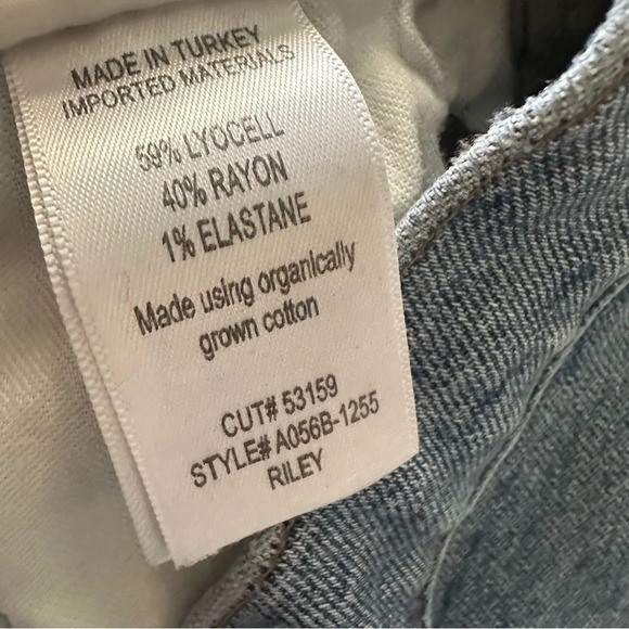 AGOLDE Riley High Rise Straight Crop in Whiplash Size 27 - Picture 8 of 11